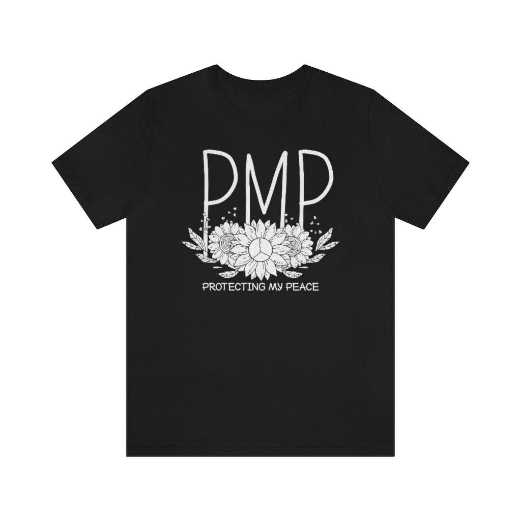 Unisex Protecting My Peace Flower TEE