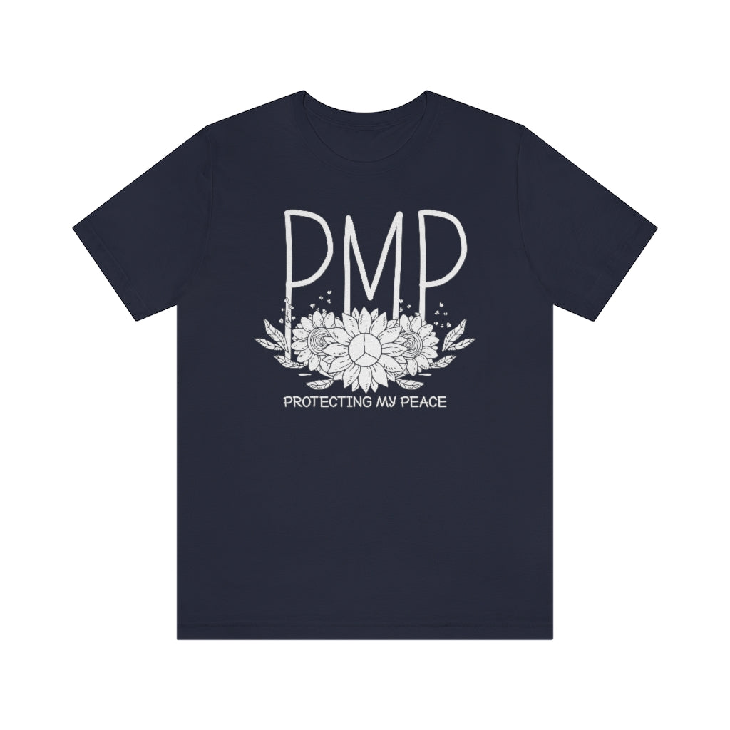 Unisex Protecting My Peace Flower TEE