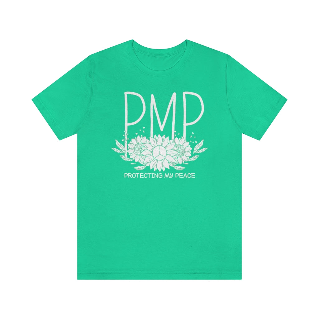 Unisex Protecting My Peace Flower TEE