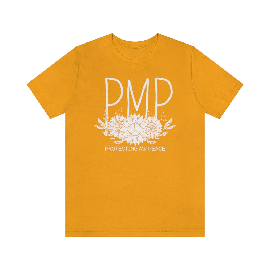 Unisex Protecting My Peace Flower TEE