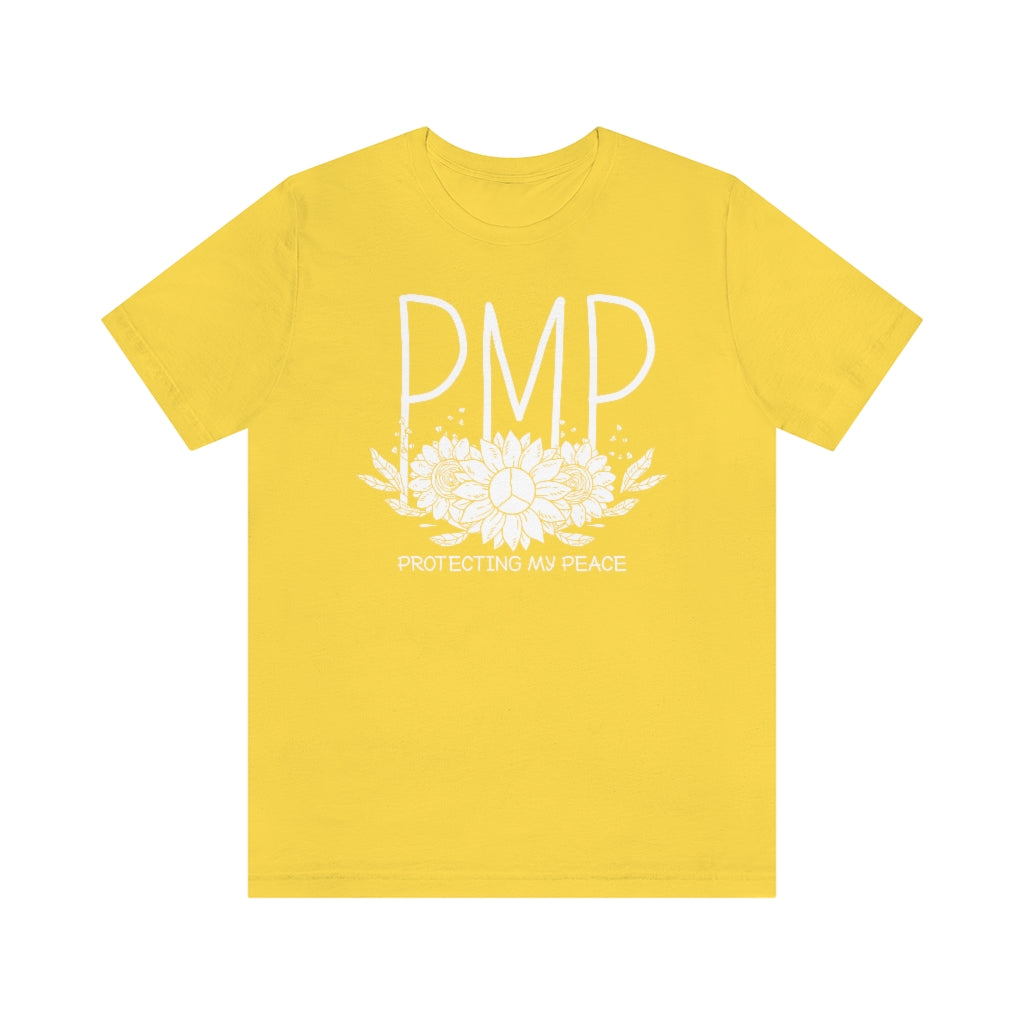 Unisex Protecting My Peace Flower TEE