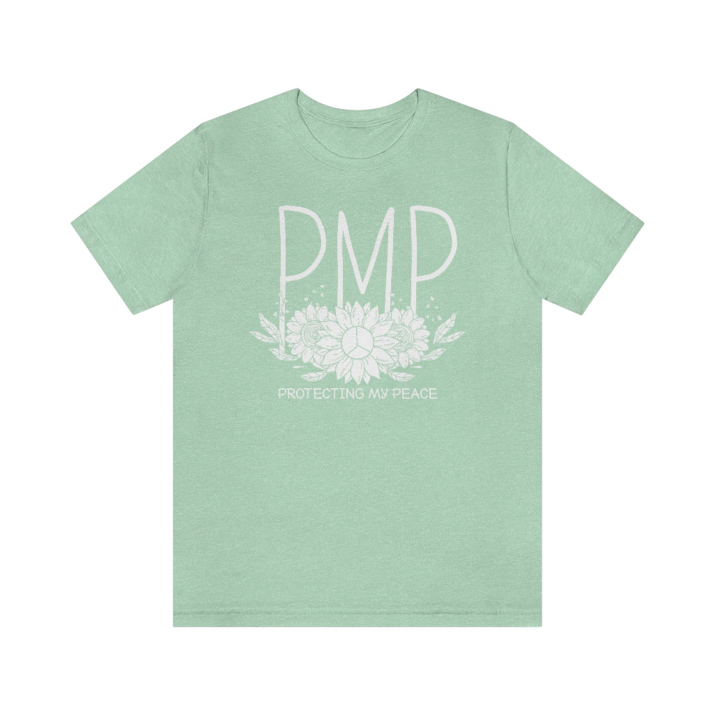 Unisex Protecting My Peace Flower TEE